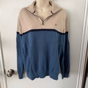 Tommy Hilfiger Quarter Zip Sweater M